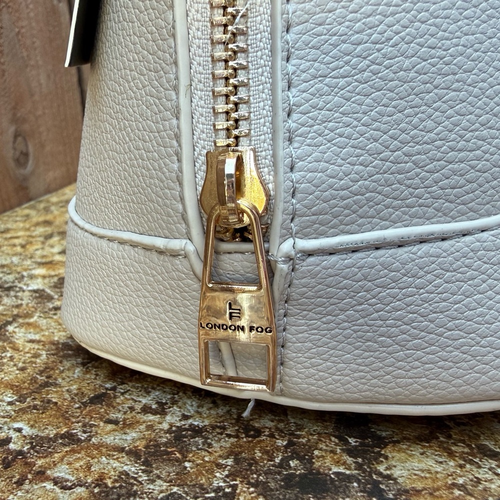 London Fog Cream EVE Dome Satchel - Picture 4 of 16